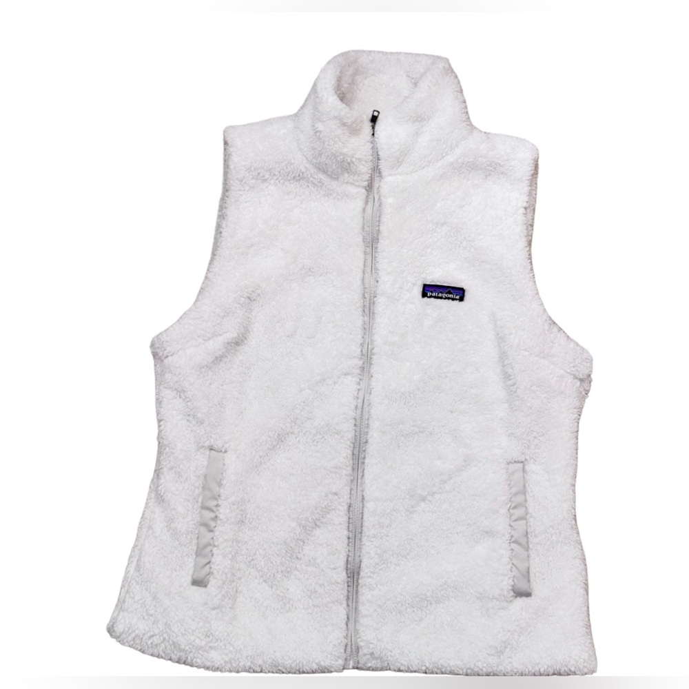 PATAGONIA White fur vest women’s size xl fleece jacket - Picture 9 of 17